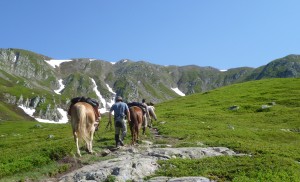 salendo al lago della Bargetana